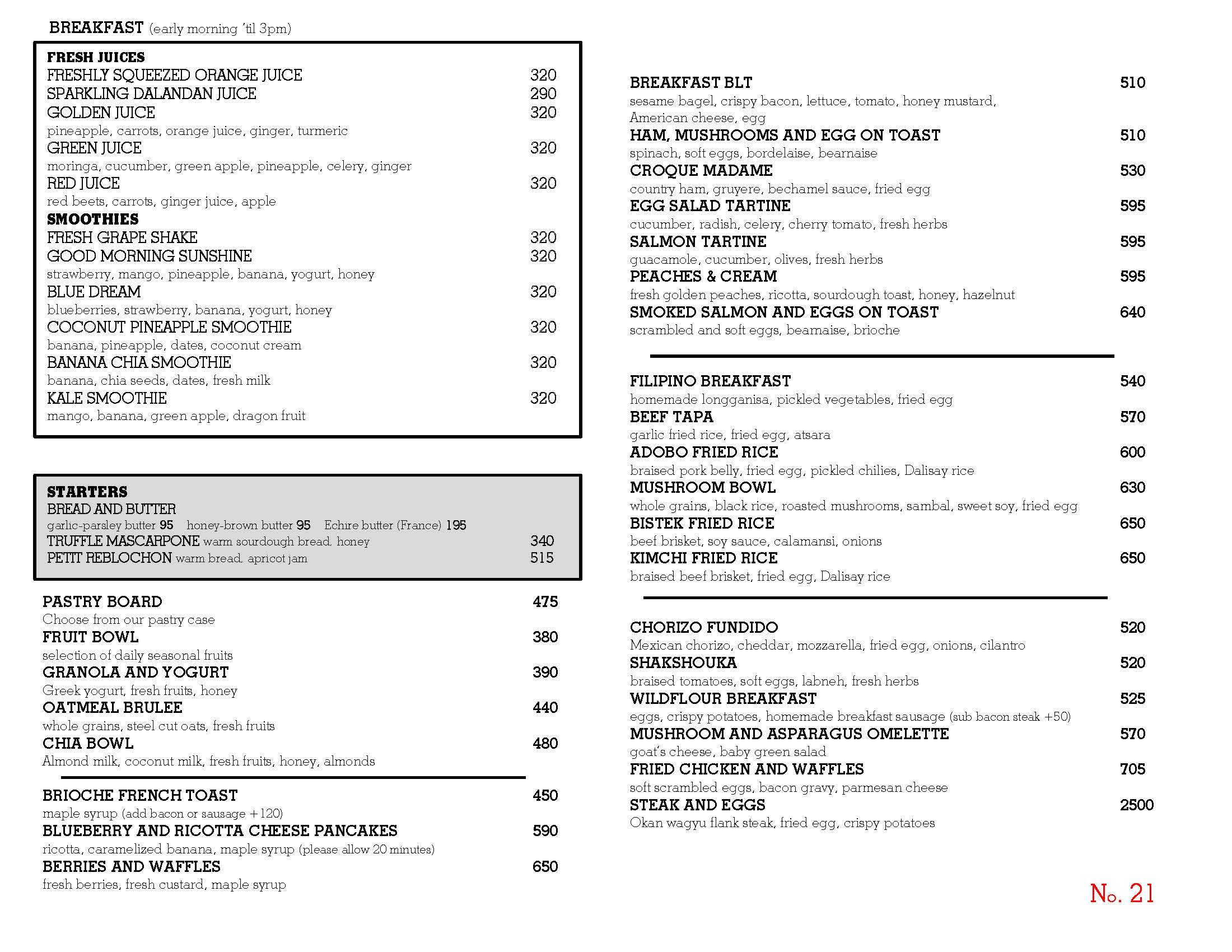 Wildflour Café + Bakery Wildflour Restaurant