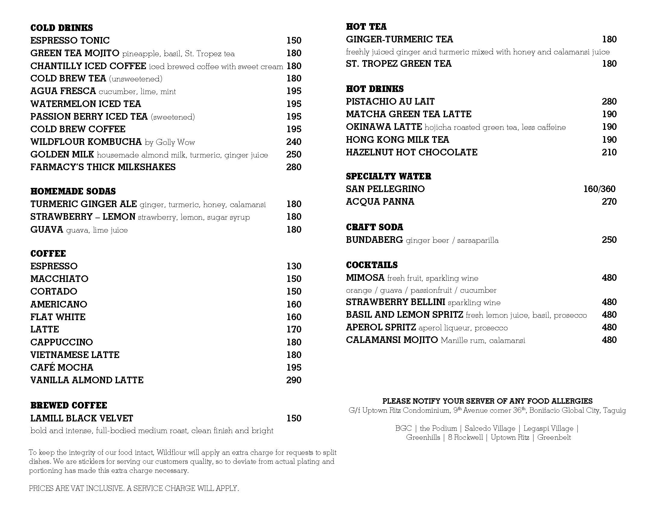 Wildflour Café + Bakery Wildflour Restaurant