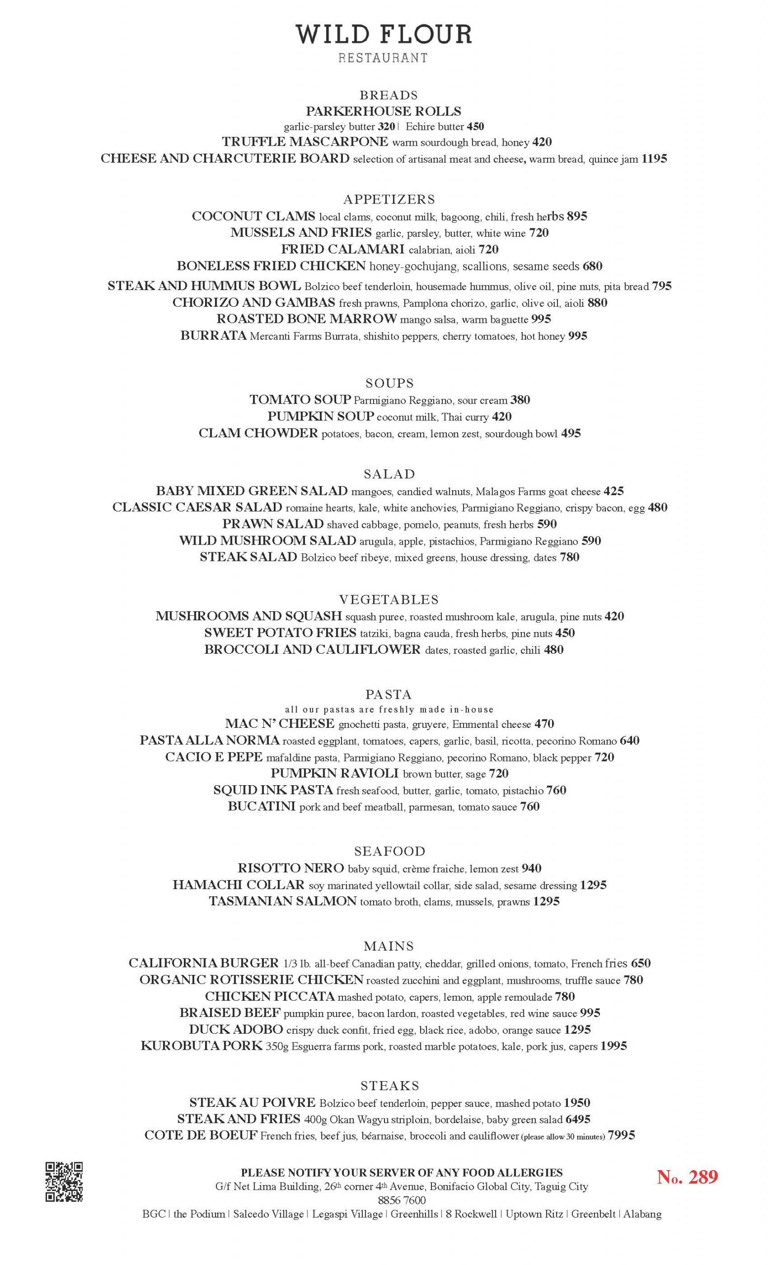 Wildflour Café + Bakery Wildflour Restaurant